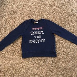 Outdoor Kids rock the boat pullover sweatshirt